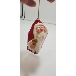 Vintage DEPARTMENT 56 Barefoot Santa Ringing His Bell